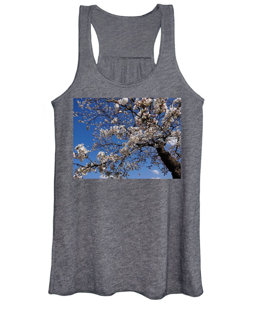 Sakura Women's Tank Top featuring the photograph Cherry Blossoms by T O
