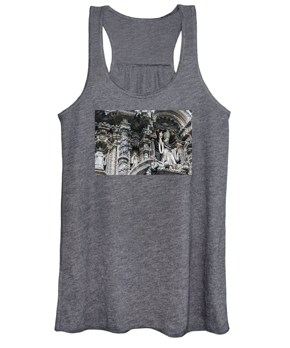 Lima Women's Tank Top featuring the photograph Church in Lima by Kathryn McBride