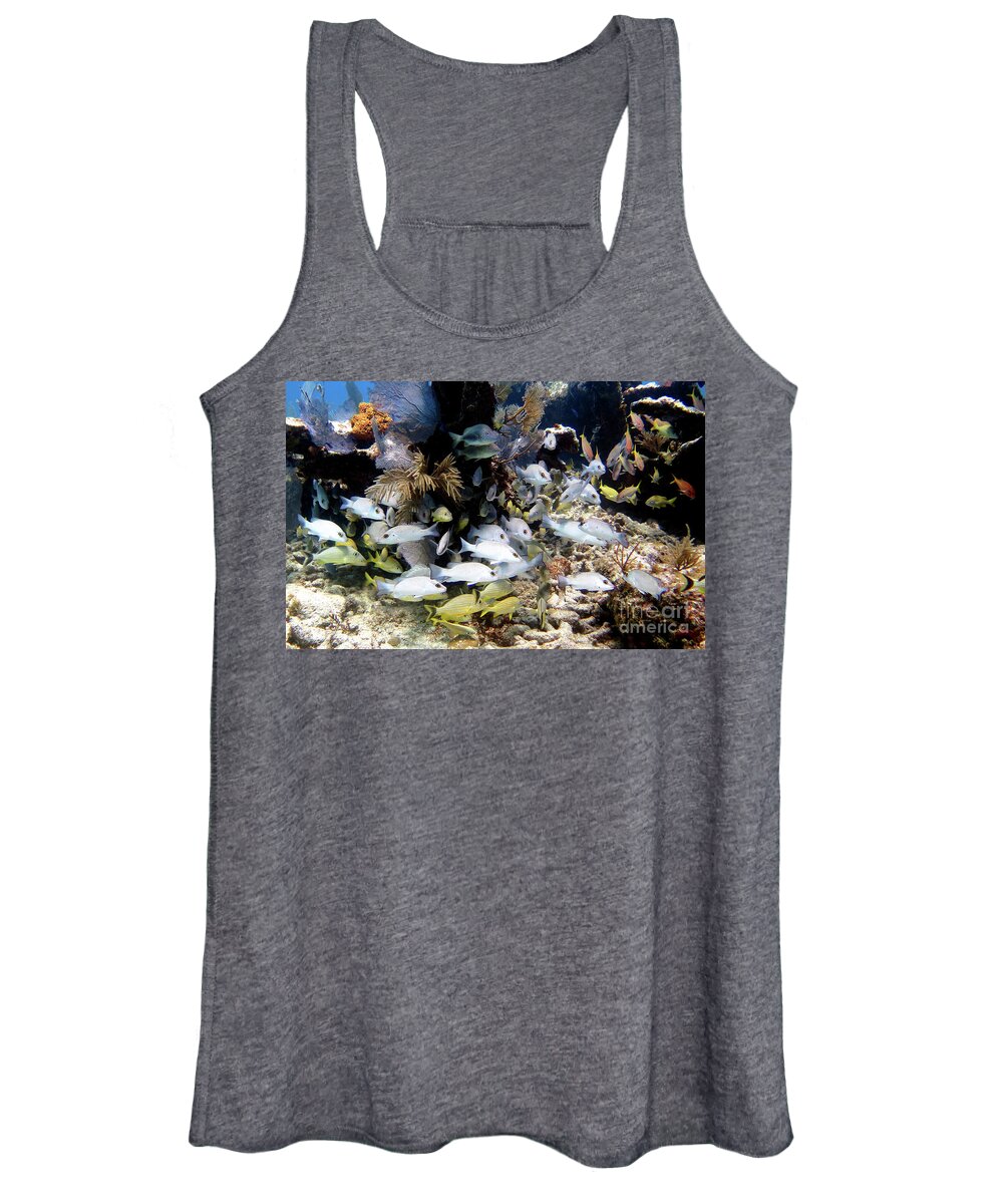 Underwater Women's Tank Top featuring the photograph City of Washington 12 by Daryl Duda