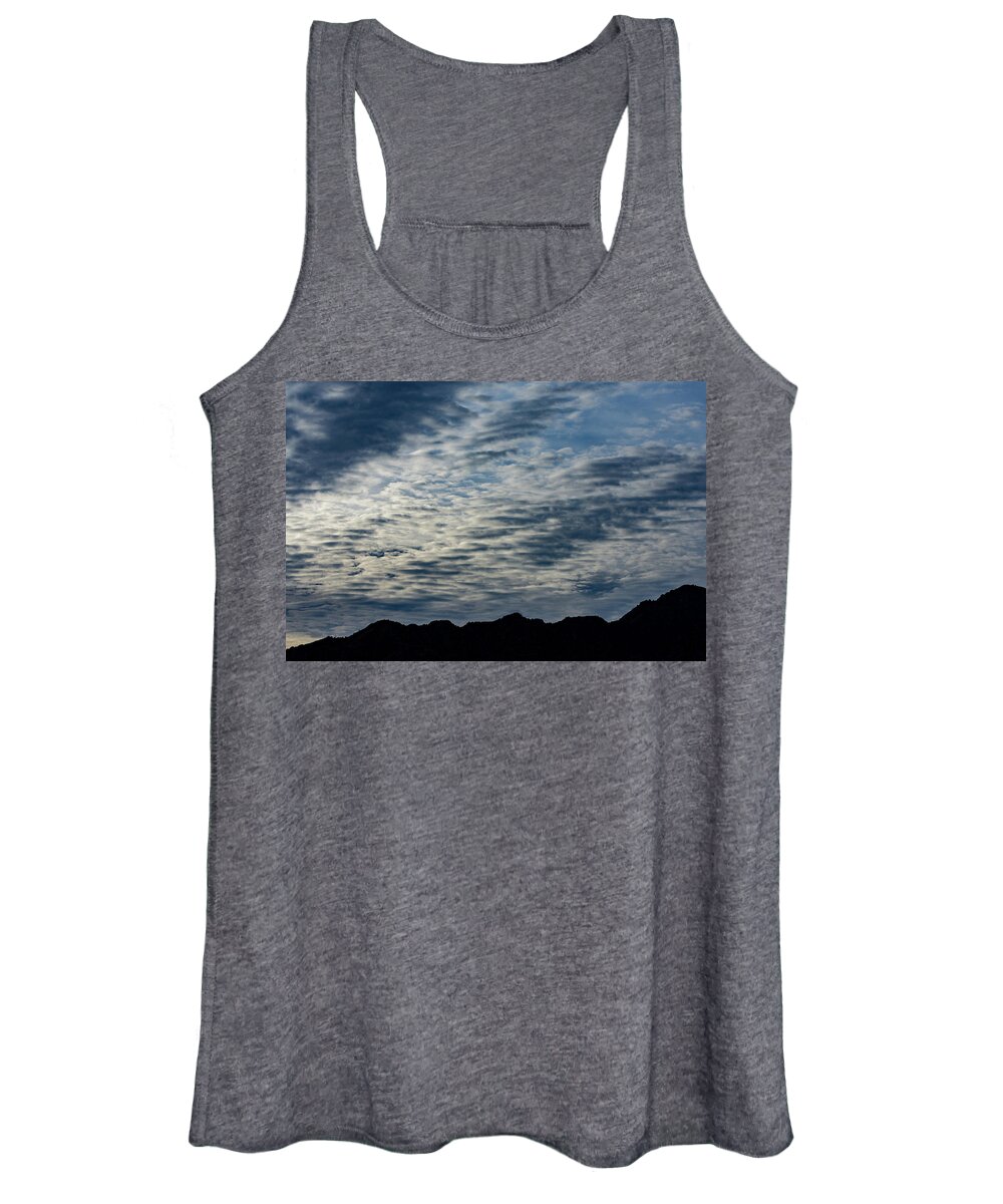 Landscape Women's Tank Top featuring the photograph Clouds and Mountains by Douglas Killourie