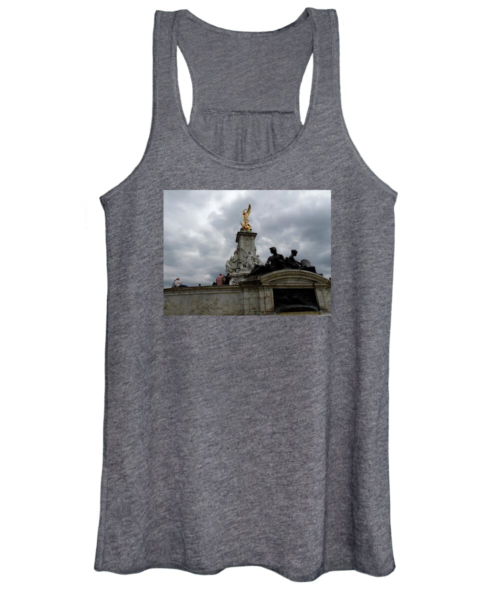 London Women's Tank Top featuring the photograph Cloudy Gold by Tiffany Marchbanks