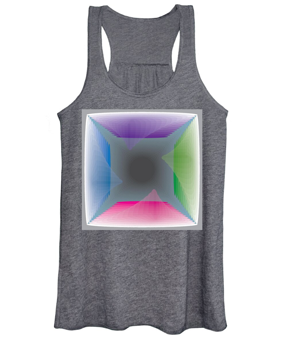 Blend Women's Tank Top featuring the digital art Color Trap 1 by Kevin McLaughlin