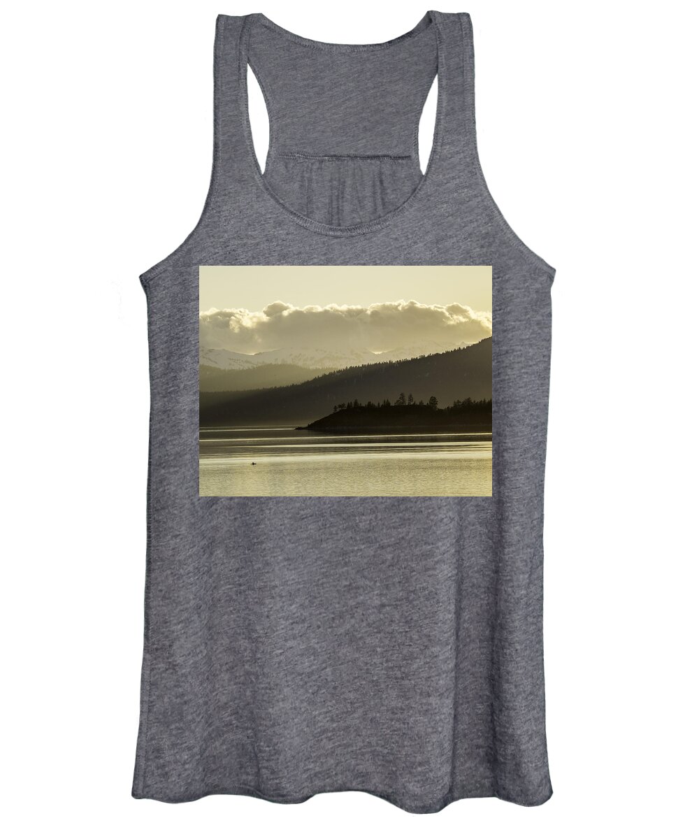 Usa Women's Tank Top featuring the photograph Crystal Kayak by Martin Gollery