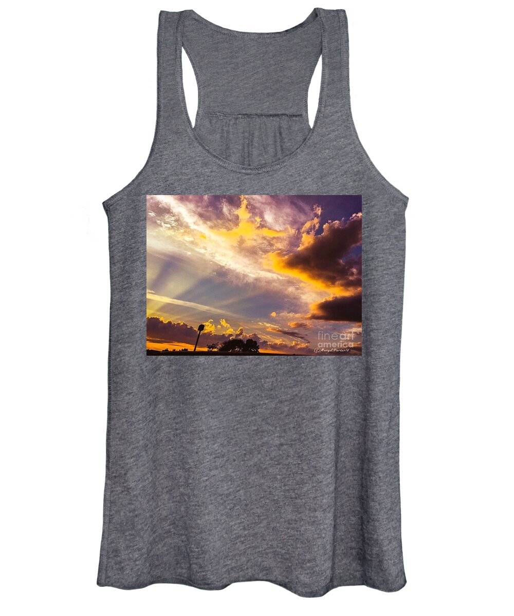 Daybreak Women's Tank Top featuring the mixed media DayBreak by MaryLee Parker