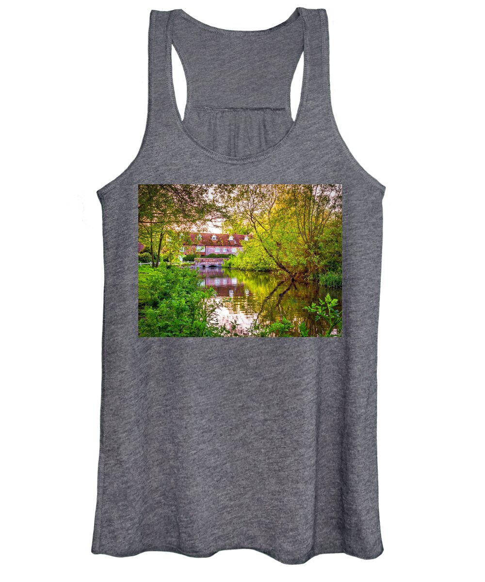 Berkshire Women's Tank Top featuring the photograph Denford Mill by Mark Llewellyn