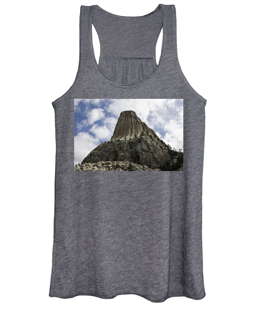 Devils Tower Women's Tank Top featuring the photograph Devils Tower by Erik Burg