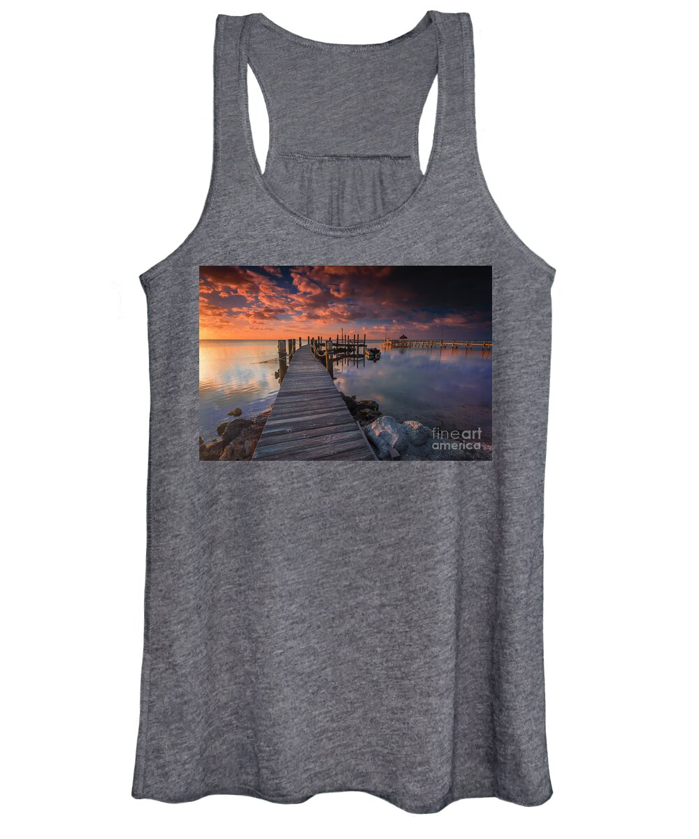 Docks Women's Tank Top featuring the photograph Docks ahoy by Marco Crupi