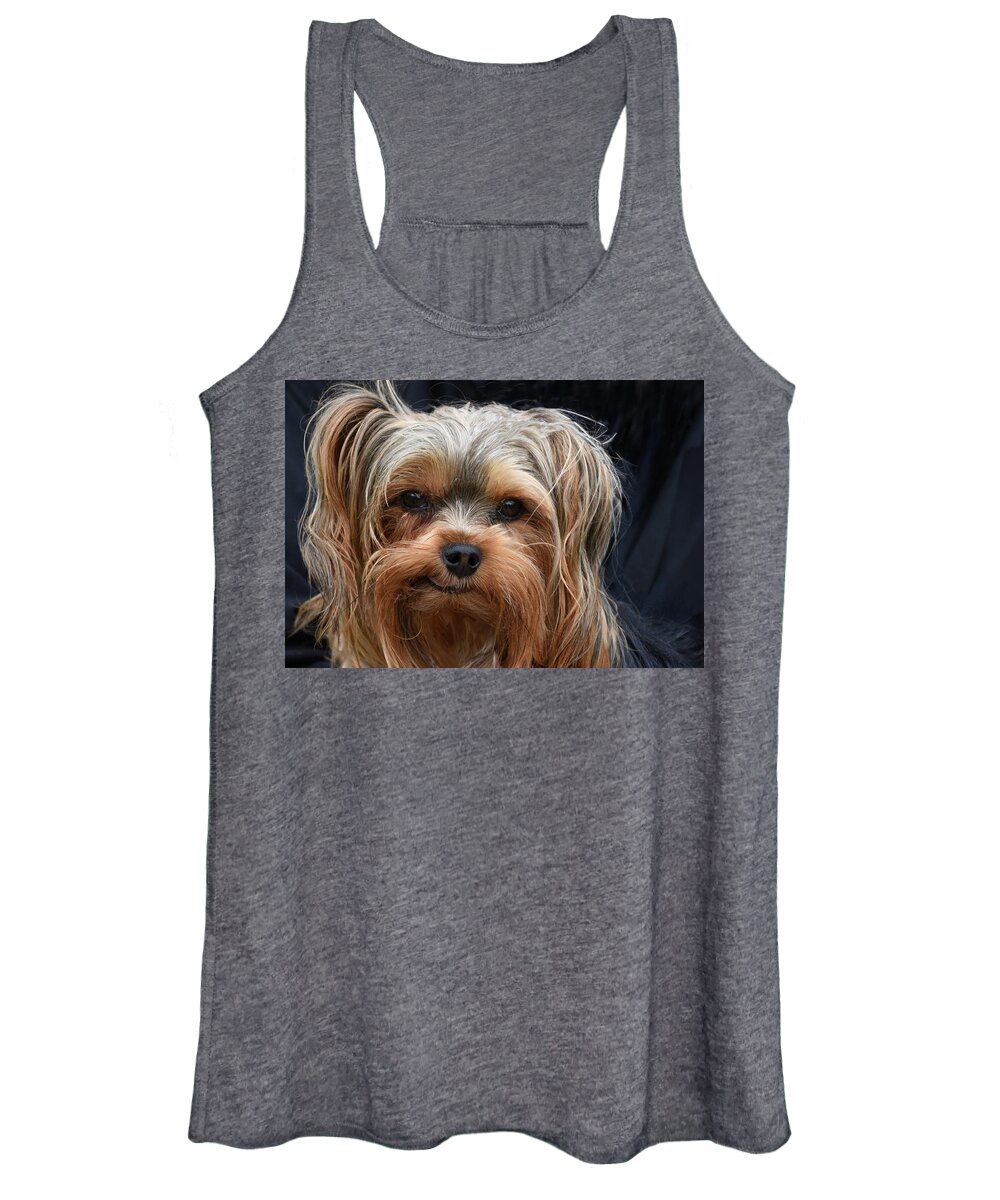 Dog Canvas Prints Women's Tank Top featuring the photograph Dogs 332 by Joyce StJames