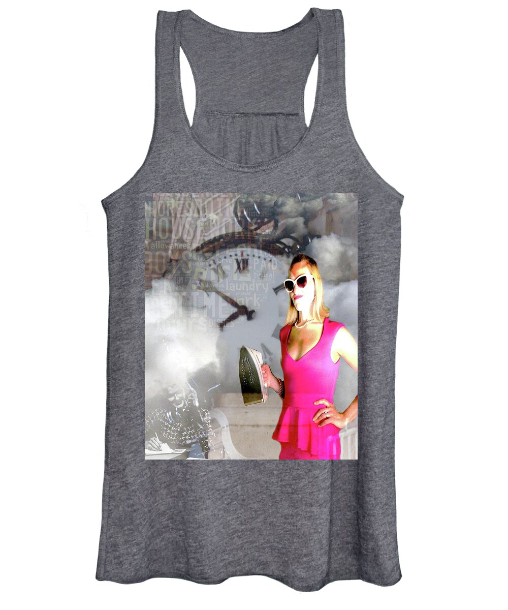Women Women's Tank Top featuring the photograph Domestic Considerations Drama by Ann Tracy