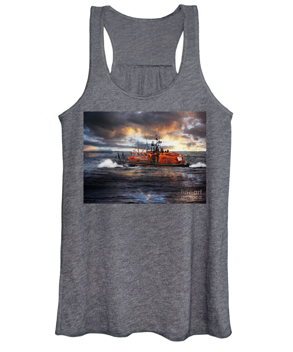 Dramatic Women's Tank Top featuring the photograph Dramatic Once More Unto The Breach by Terri Waters