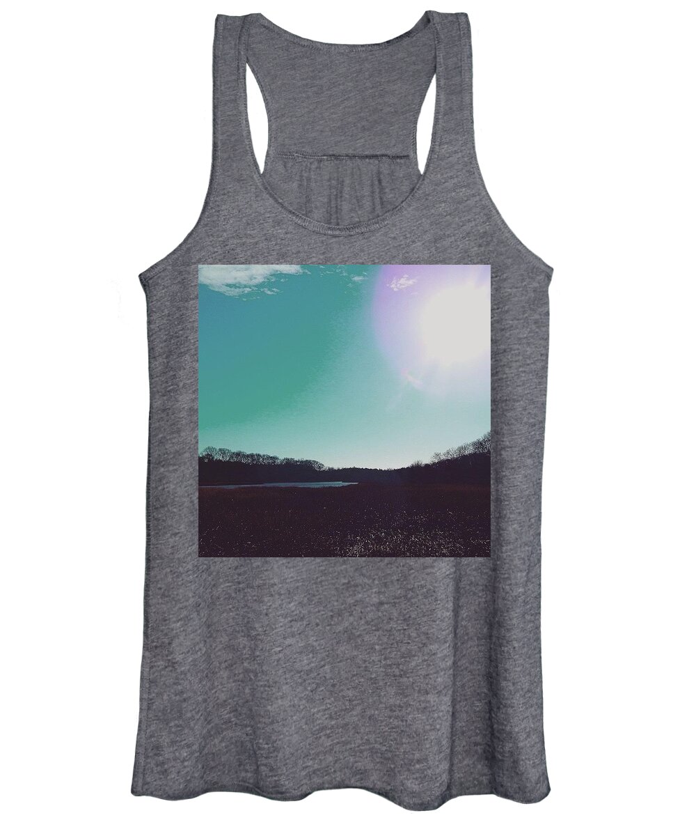 Backroads Women's Tank Top featuring the photograph Take The Long Way Home by Kate Arsenault 