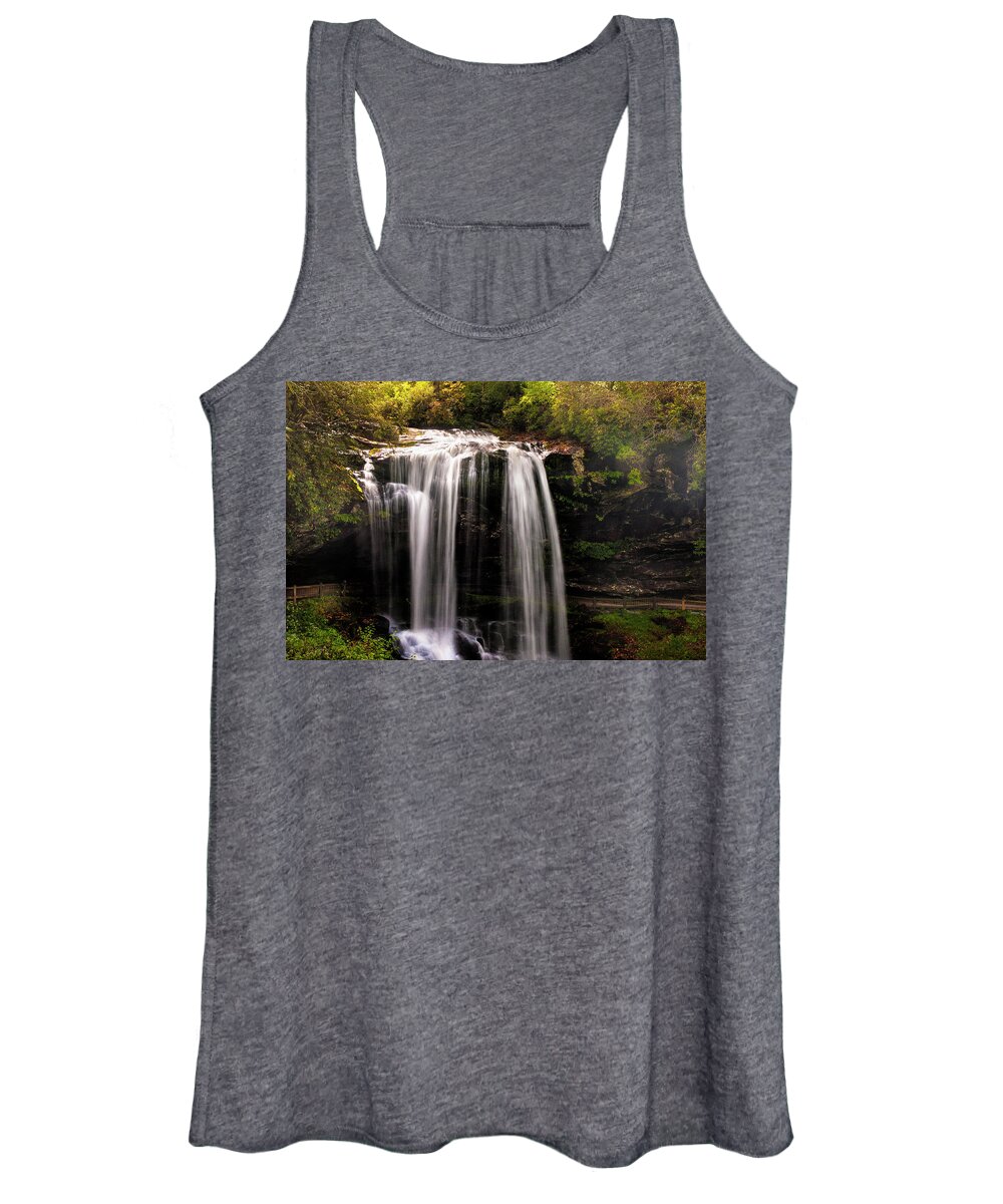 Highlands Women's Tank Top featuring the photograph Dry Falls by Mick Burkey