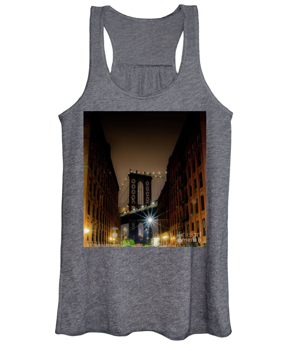 Nyc Women's Tank Top featuring the photograph Dumbo Nyc by JCV Freelance Photography LLC