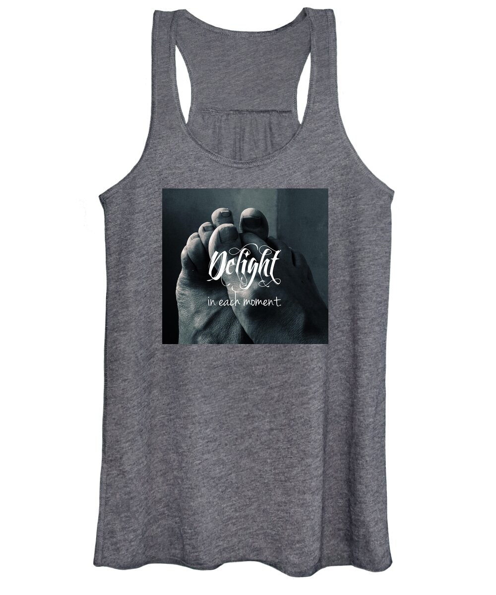 Feet Women's Tank Top featuring the photograph Each Moment by Sara Young
