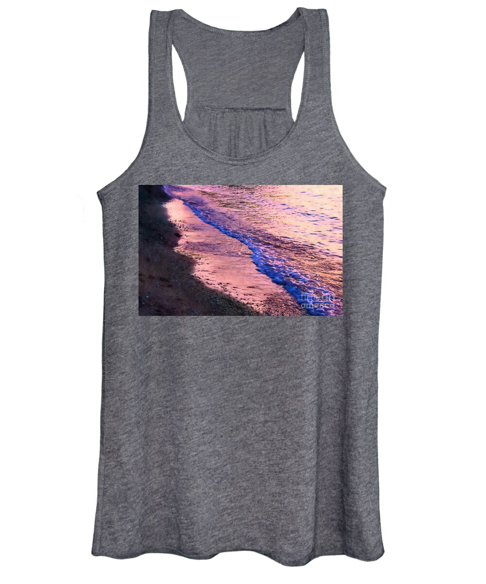 Water Women's Tank Top featuring the photograph Ebb and Flow by Andrea Kollo