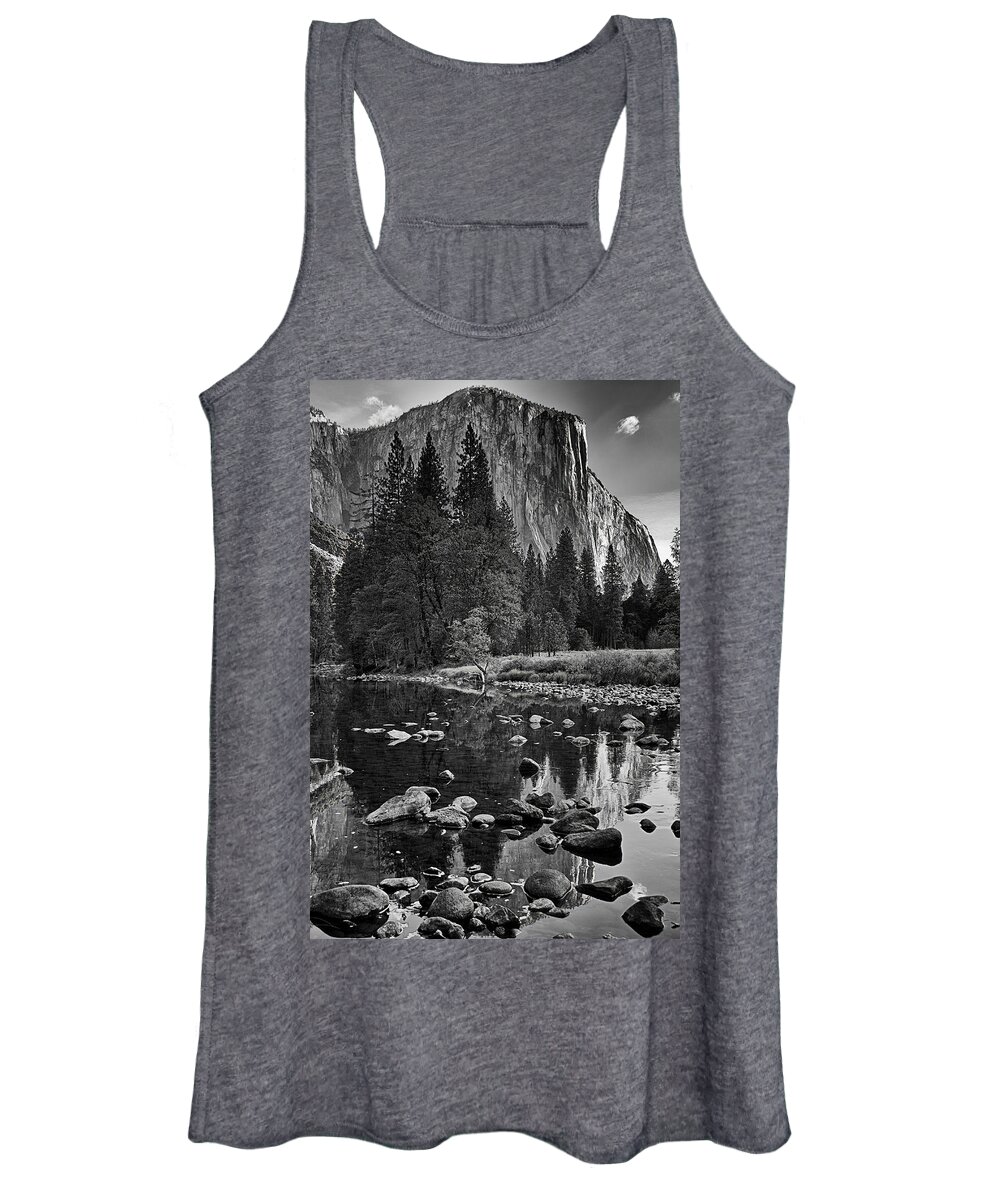 Yosemite Women's Tank Top featuring the photograph El Capitan Yosemite National Park by Lawrence Knutsson