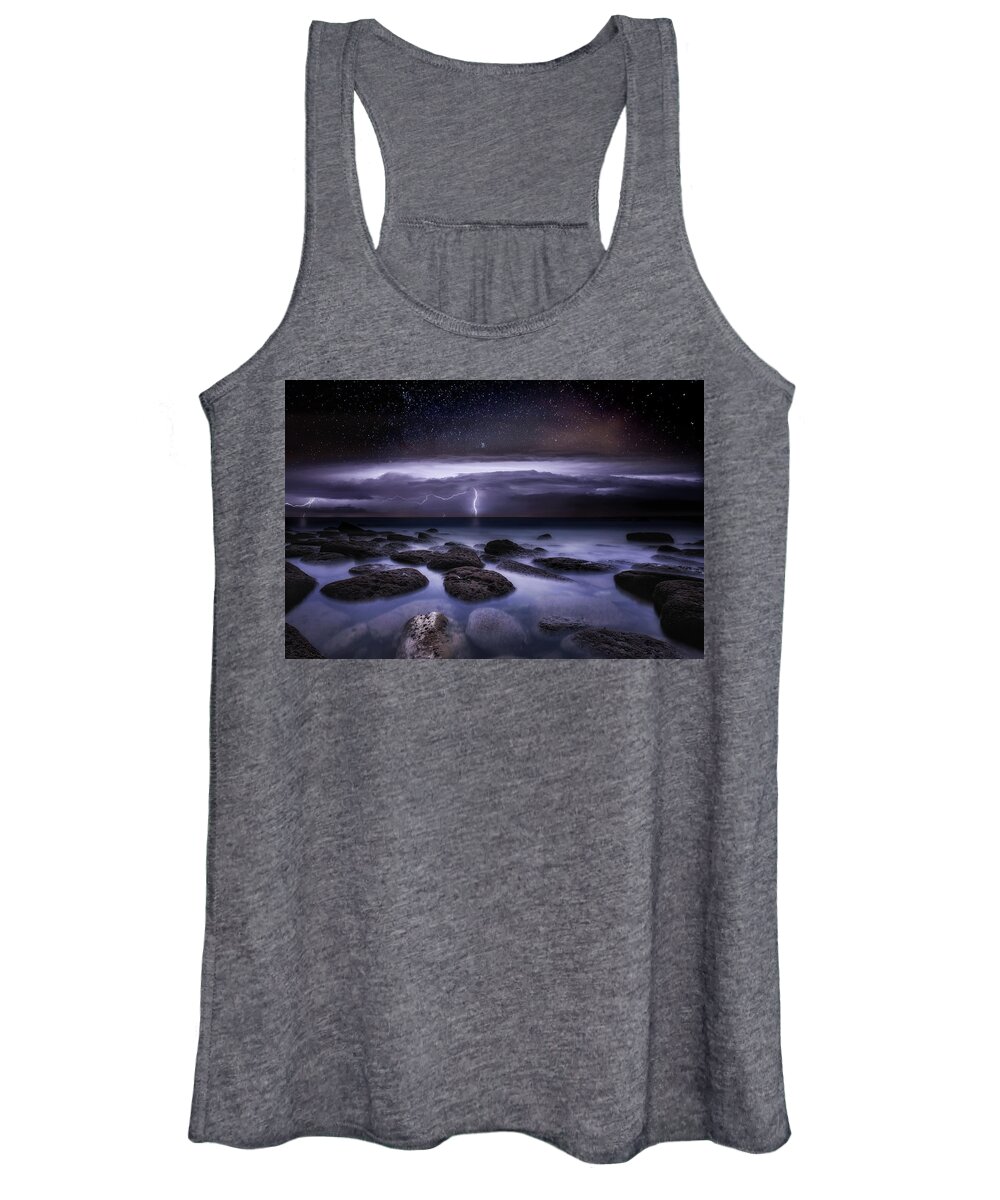 Landscape Women's Tank Top featuring the photograph Electric dreams by Jorge Maia