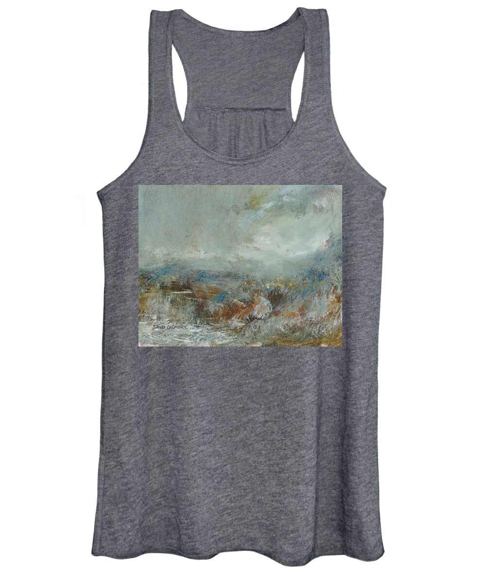 Storm Women's Tank Top featuring the painting Elemental 35 by David Ladmore