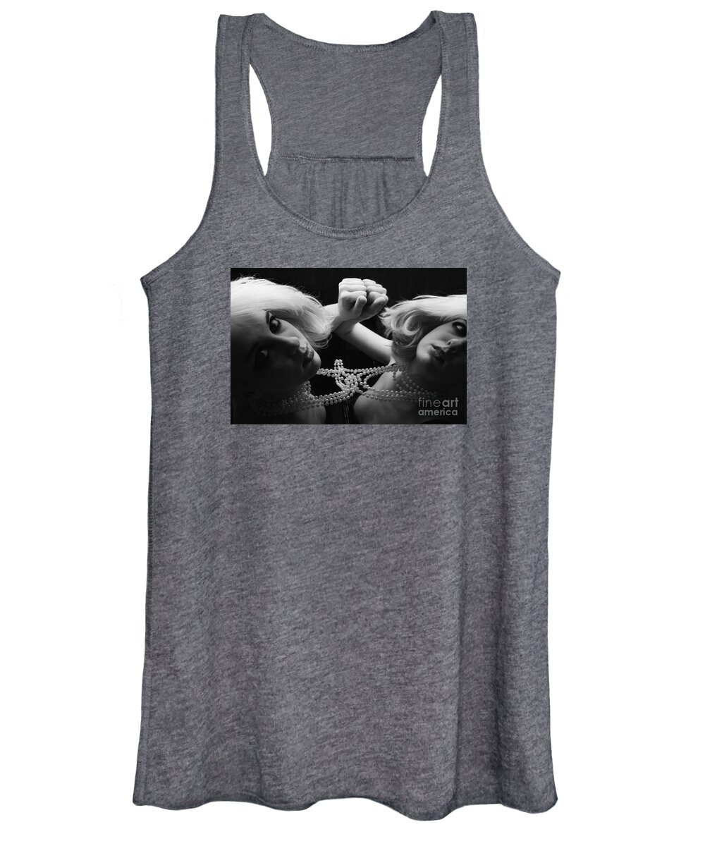 Artistic Women's Tank Top featuring the photograph Entering Identity by Robert WK Clark