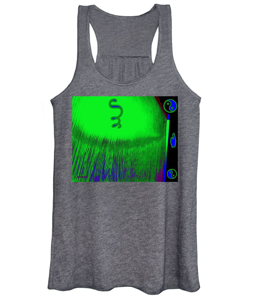 Expansion Women's Tank Top featuring the digital art Expansion of Consciousness by Lessandra Grimley