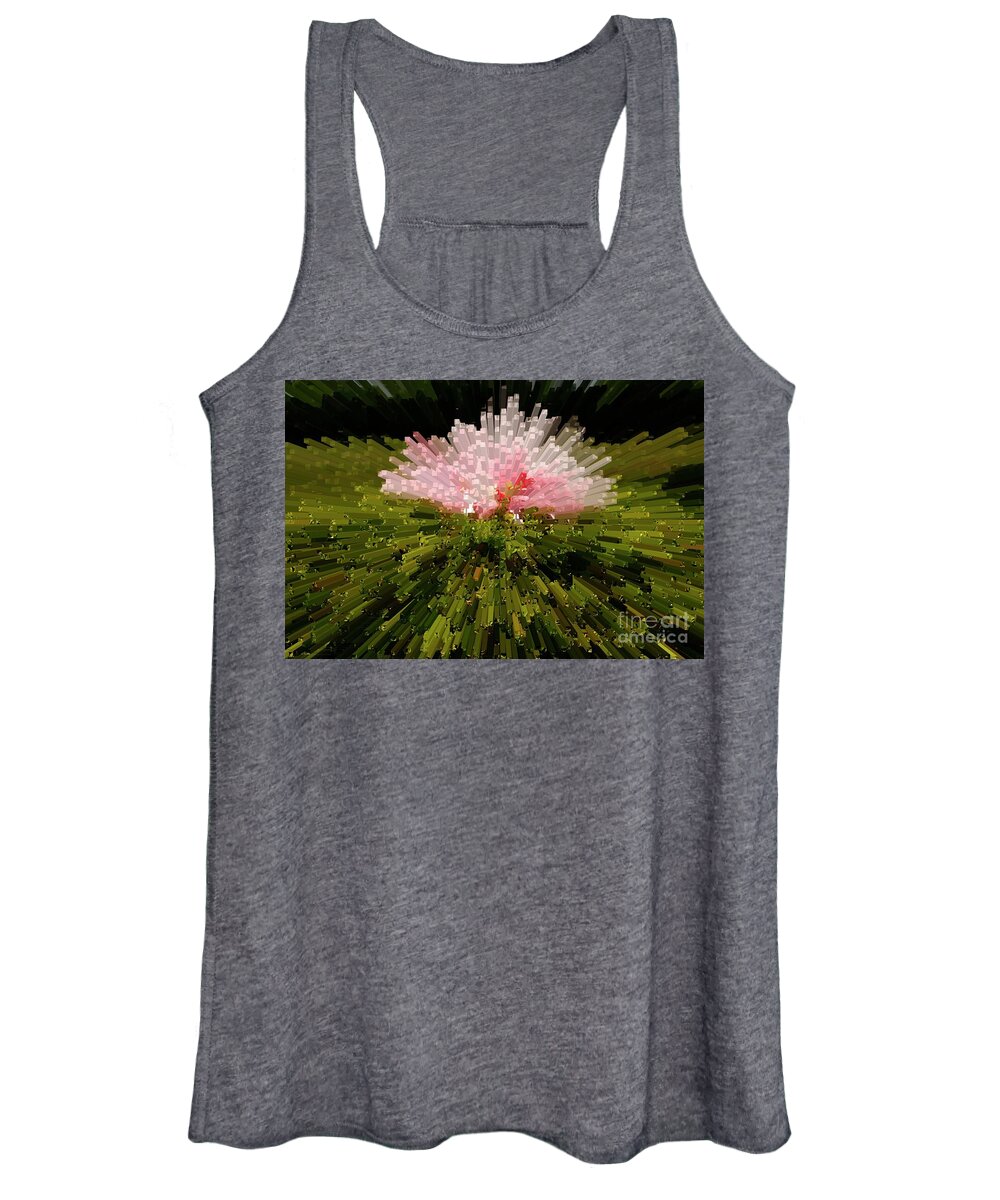 Abstract Women's Tank Top featuring the photograph Extrusion Abstract #3 by Marcia Lee Jones