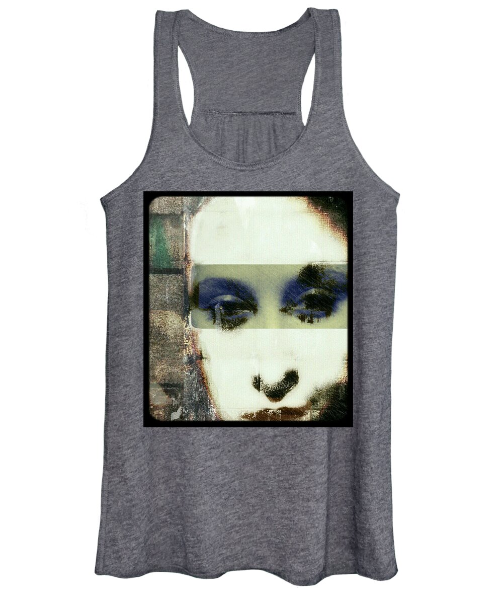 Woman Women's Tank Top featuring the digital art Eyes Have It by Delight Worthyn