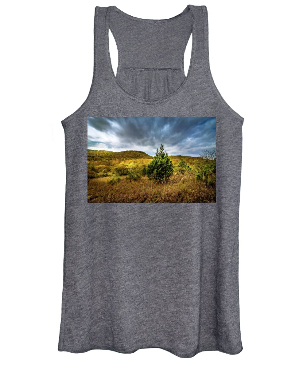 Fall Women's Tank Top featuring the photograph Fall in the Ozarks by Allin Sorenson