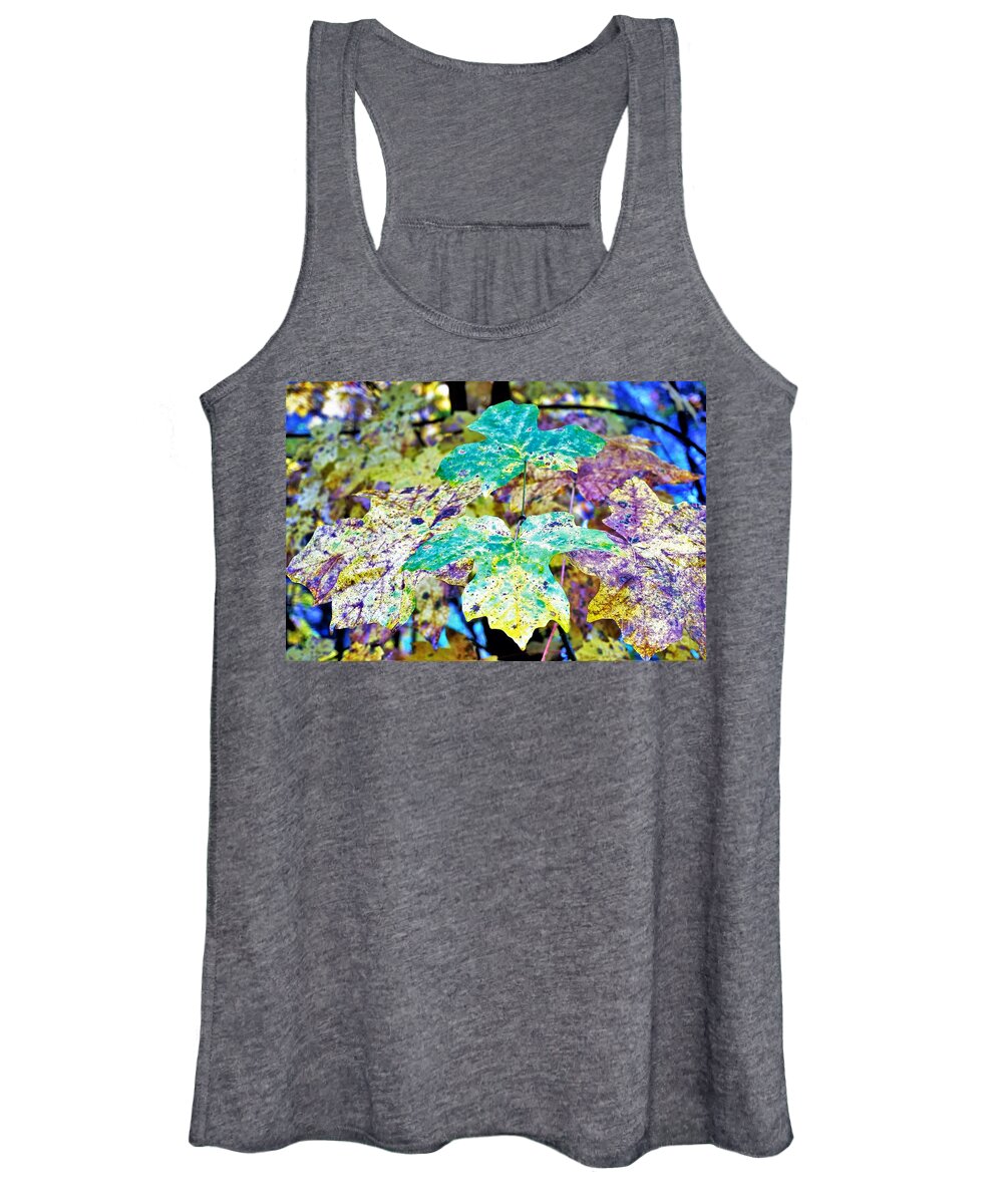 Foliage Women's Tank Top featuring the photograph Fall Leaves by Merle Grenz