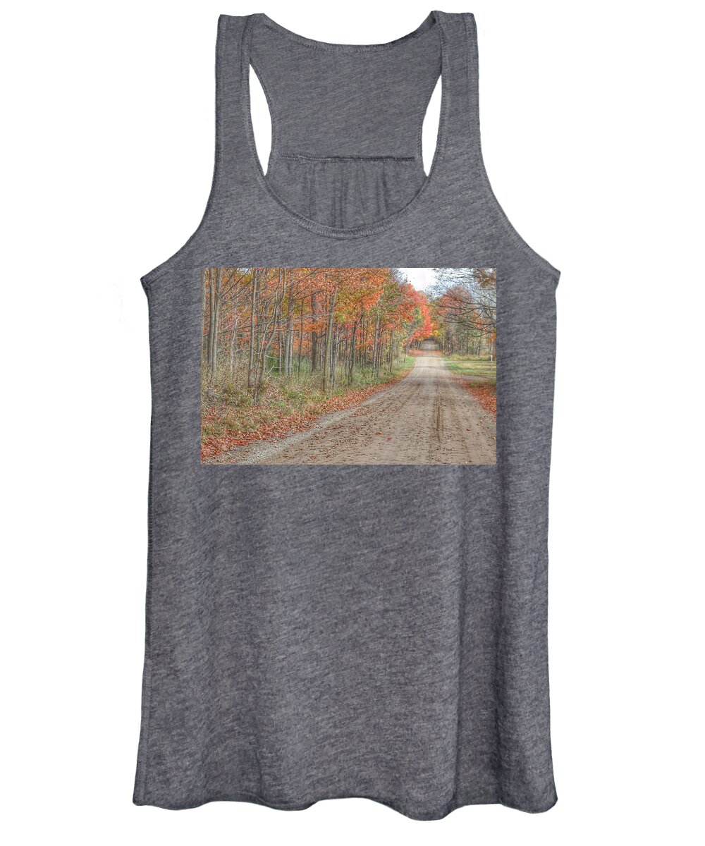  Women's Tank Top featuring the photograph 9018 - Fall on Murphy Lake IV by Sheryl L Sutter