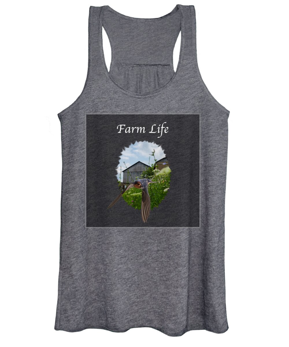 Farm Women's Tank Top featuring the photograph Farm Life by Holden The Moment