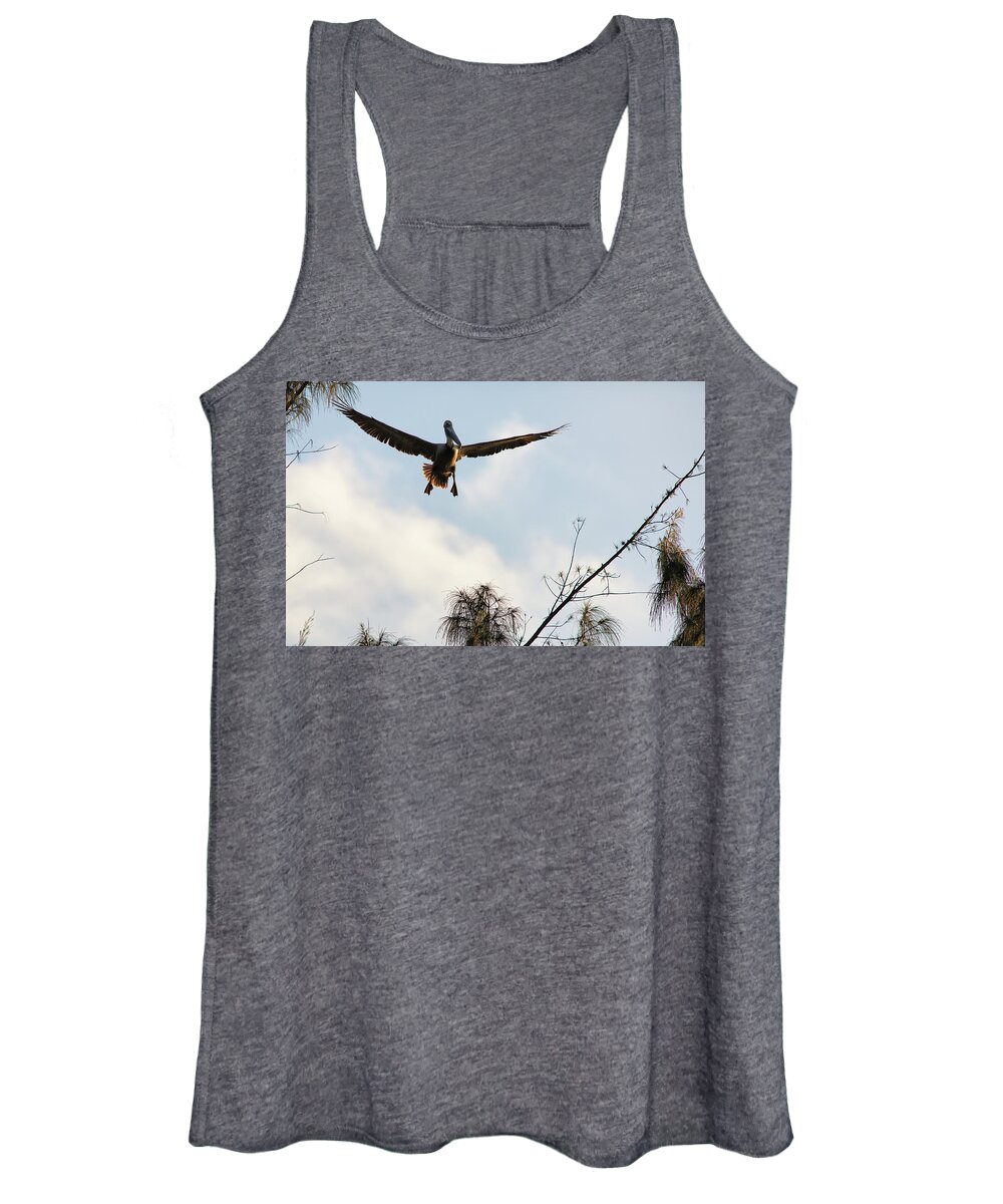 Cozumel Women's Tank Top featuring the photograph Final Approach by David Buhler