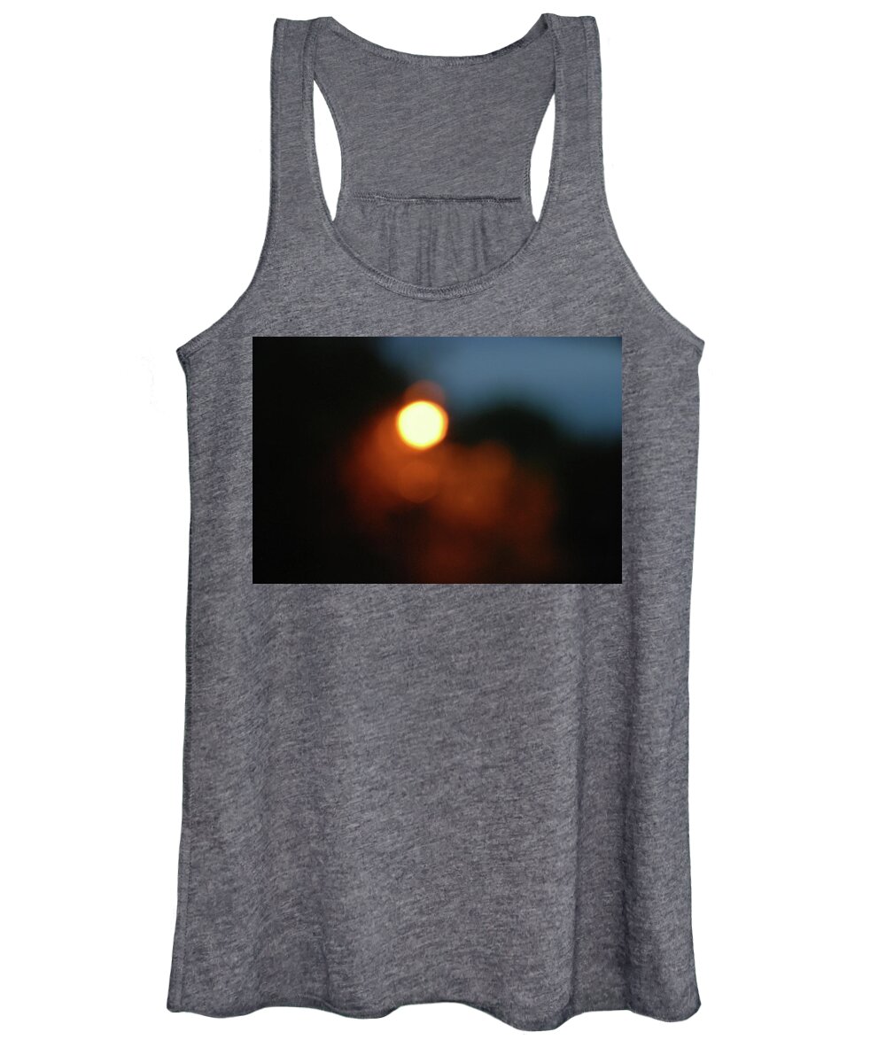 Fire Women's Tank Top featuring the photograph Fire Moon by Ee Photography