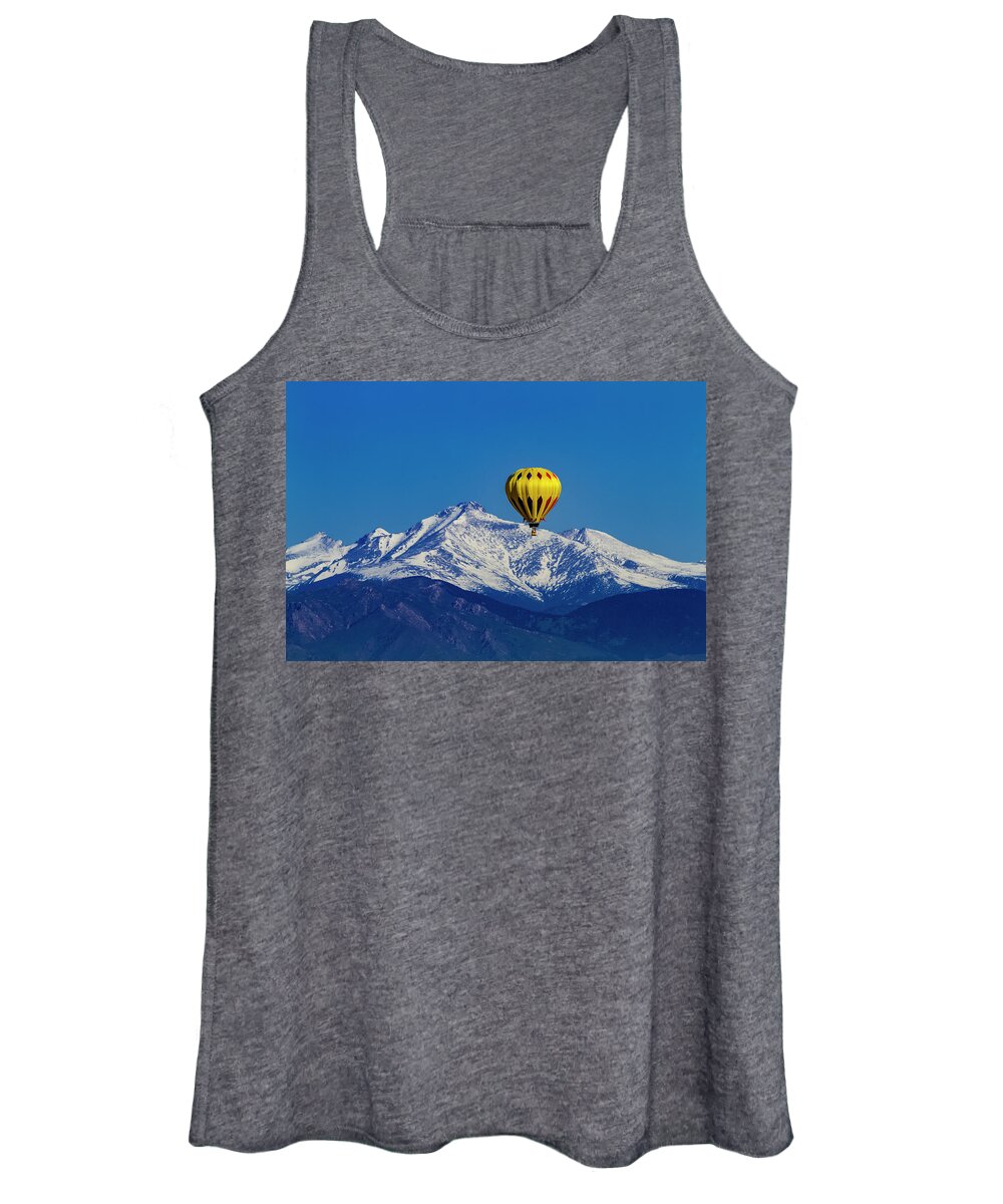 Colorado Women's Tank Top featuring the photograph Floating Above the Mountains by Teri Virbickis