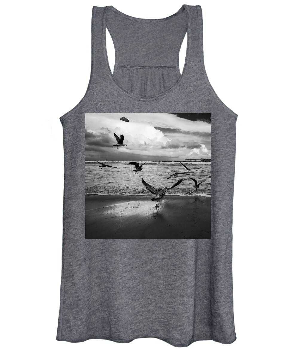Beach Women's Tank Top featuring the photograph Flow by Ryan Weddle