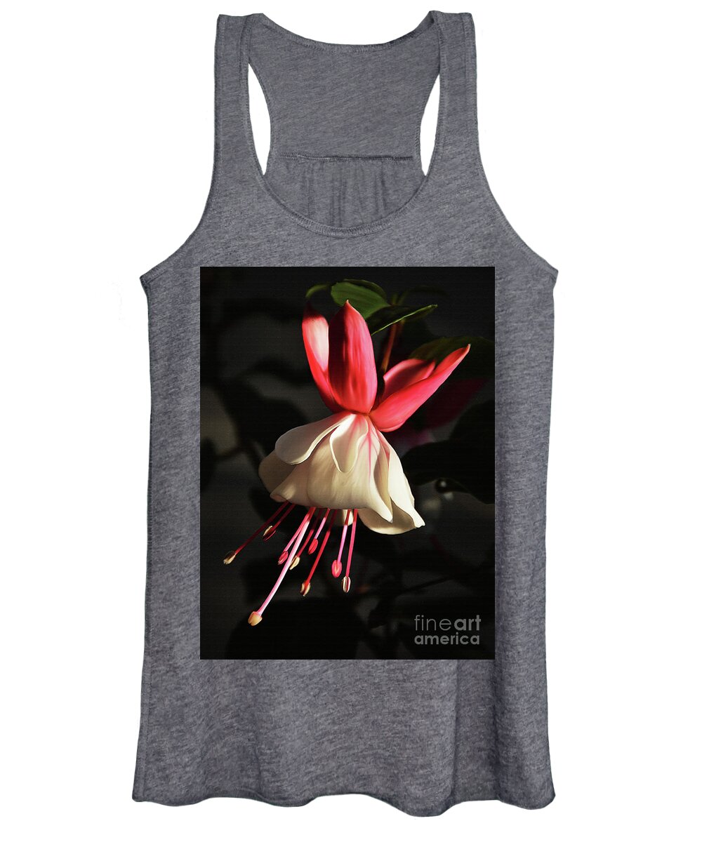Flowers Women's Tank Top featuring the painting Flower 0021-a by Gull G
