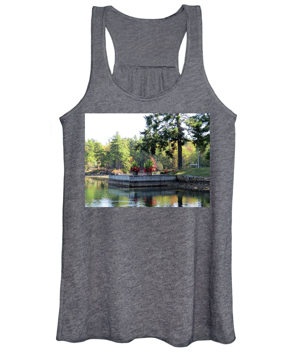  Women's Tank Top featuring the photograph Flowers on the Rift by Dennis McCarthy
