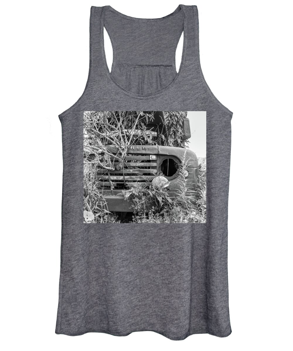 Dansville Ny Women's Tank Top featuring the photograph Ford forgot in nature by Nick Mares