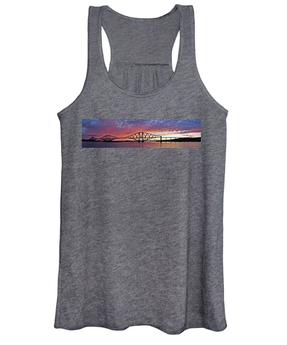 Scotland Women's Tank Top featuring the photograph Forth Dawn by Kuni Photography