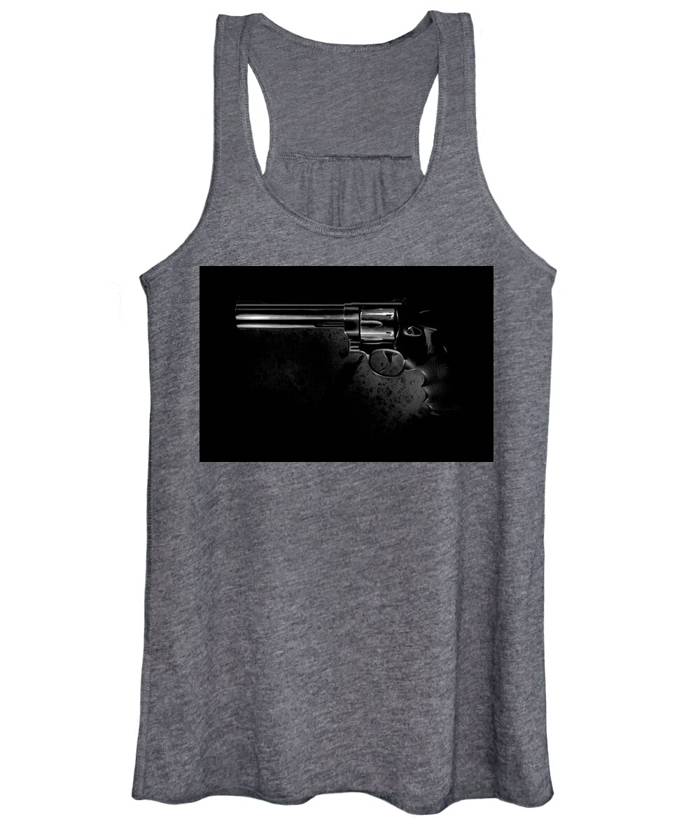 44 Magnum Women's Tank Top featuring the photograph Forty Four by David Andersen
