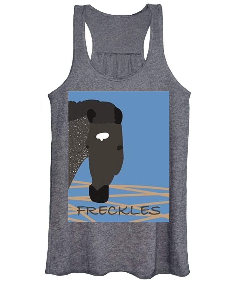 Freckles Women's Tank Top featuring the digital art Sprout Freckles by Caroline Elgin
