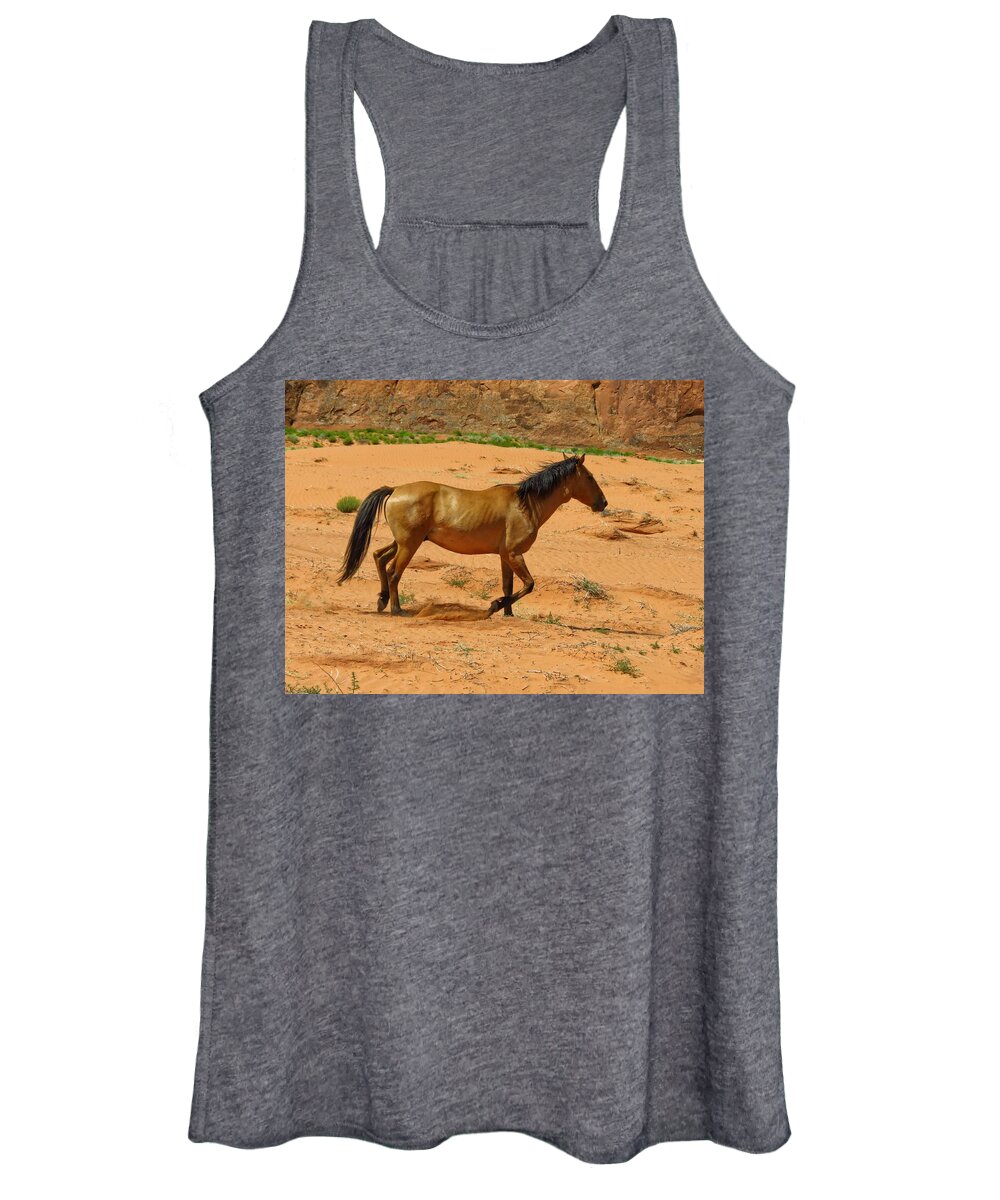 Monument Valley Women's Tank Top featuring the photograph Freedom by Ross Kestin