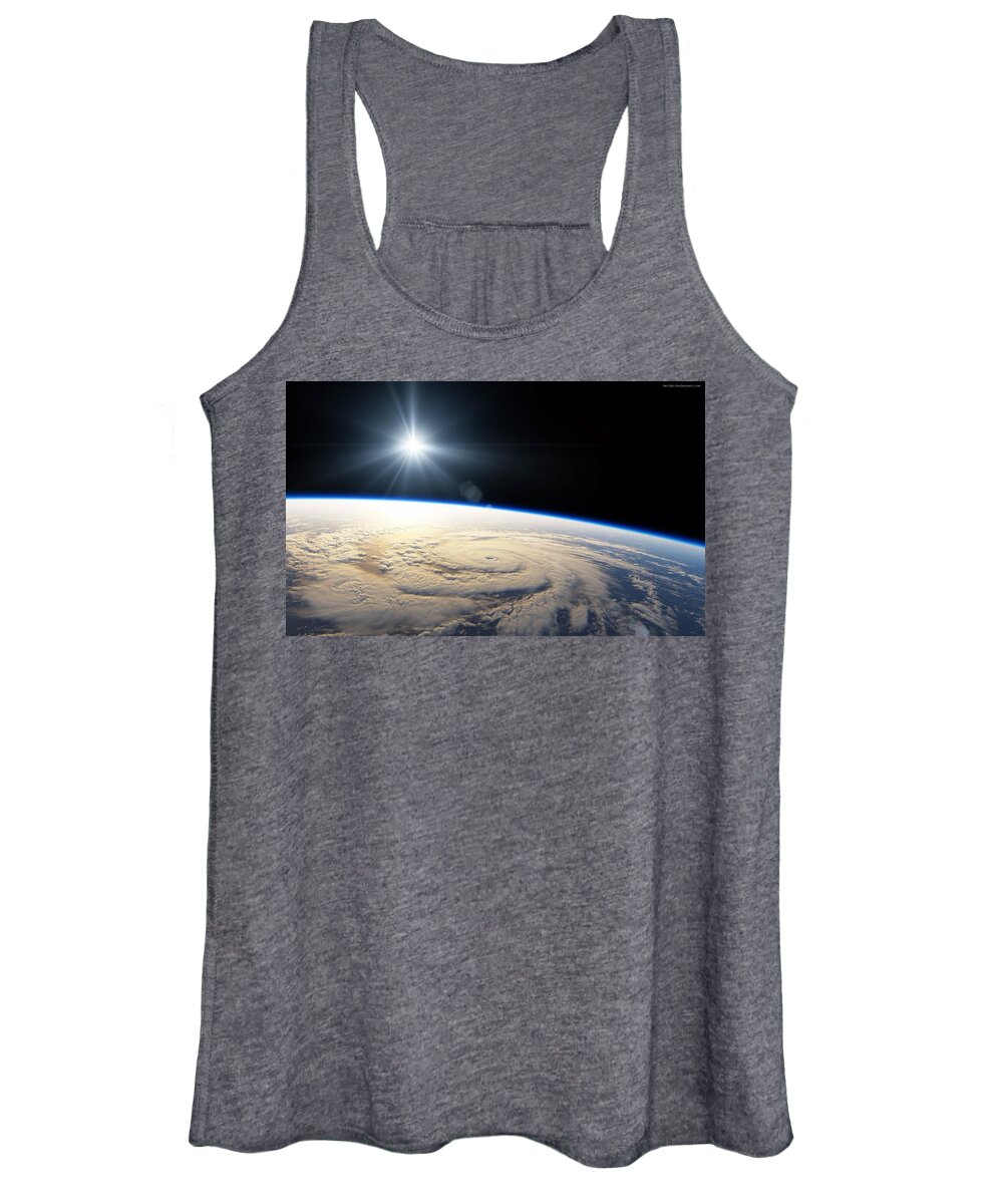 From Space Women's Tank Top featuring the photograph From Space by Jackie Russo