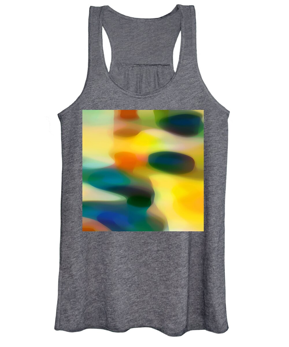 Fury Women's Tank Top featuring the digital art Fury Rain 1 B by Amy Vangsgard