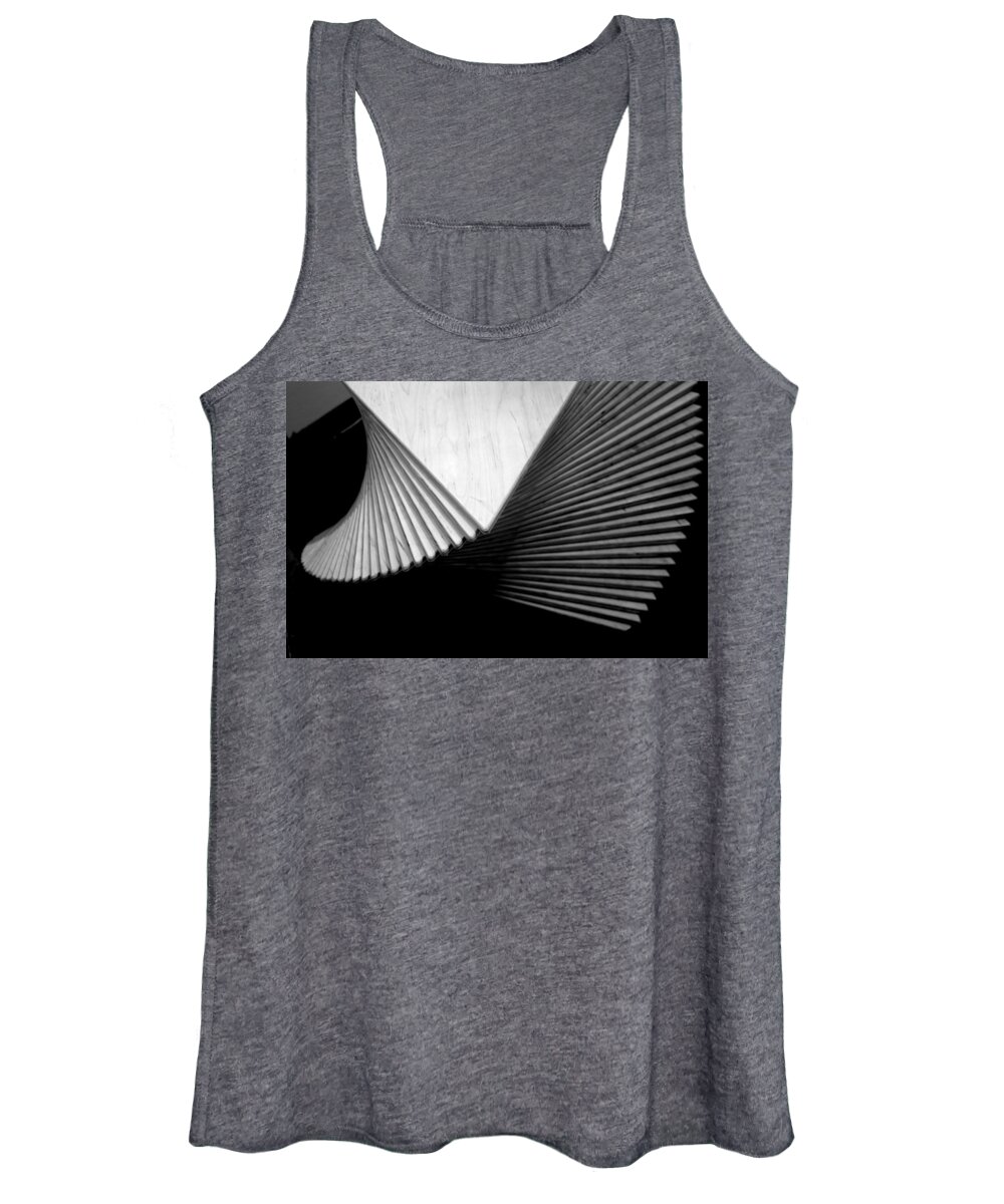 Geometry Women's Tank Top featuring the photograph Geometric Shapes and Stairs by Nathan Abbott