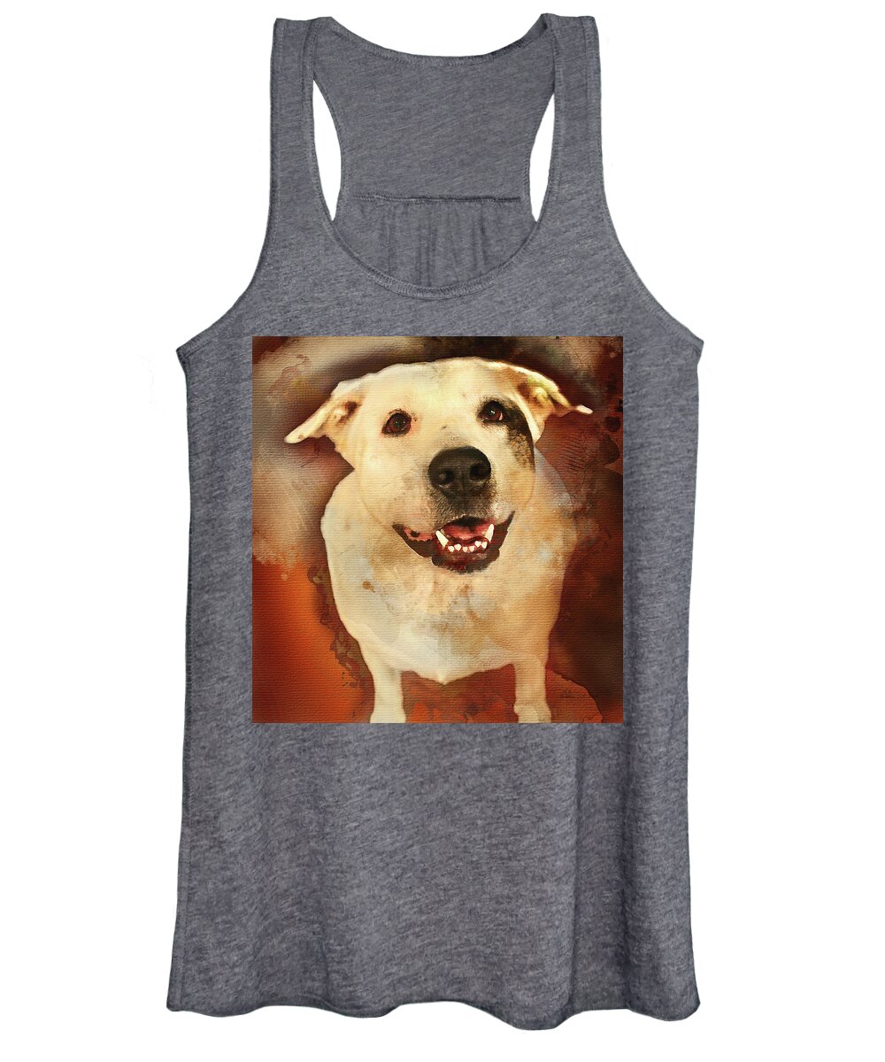 Good Dog Women's Tank Top featuring the photograph Good Dog by Bellesouth Studio