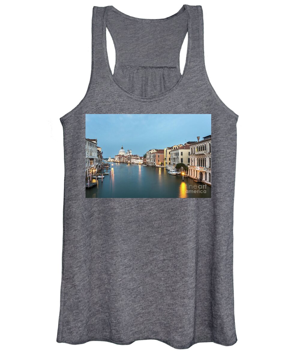 Grand Canal - Venice Women's Tank Top featuring the photograph Grand Canal in Venice, Italy by Didier Marti