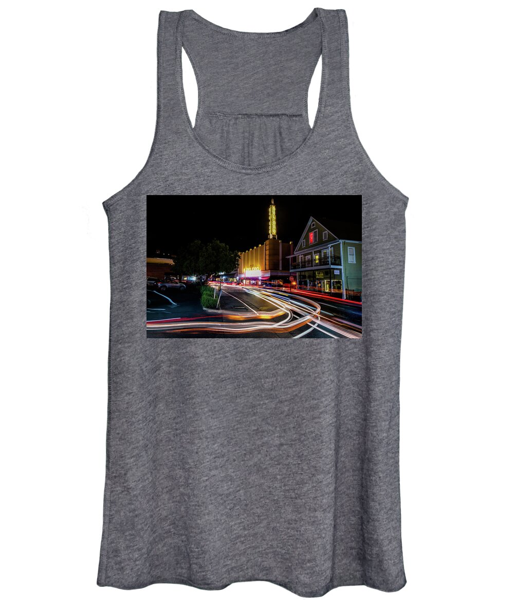 Del Oro Women's Tank Top featuring the photograph Grass Valley Nights by Robin Mayoff