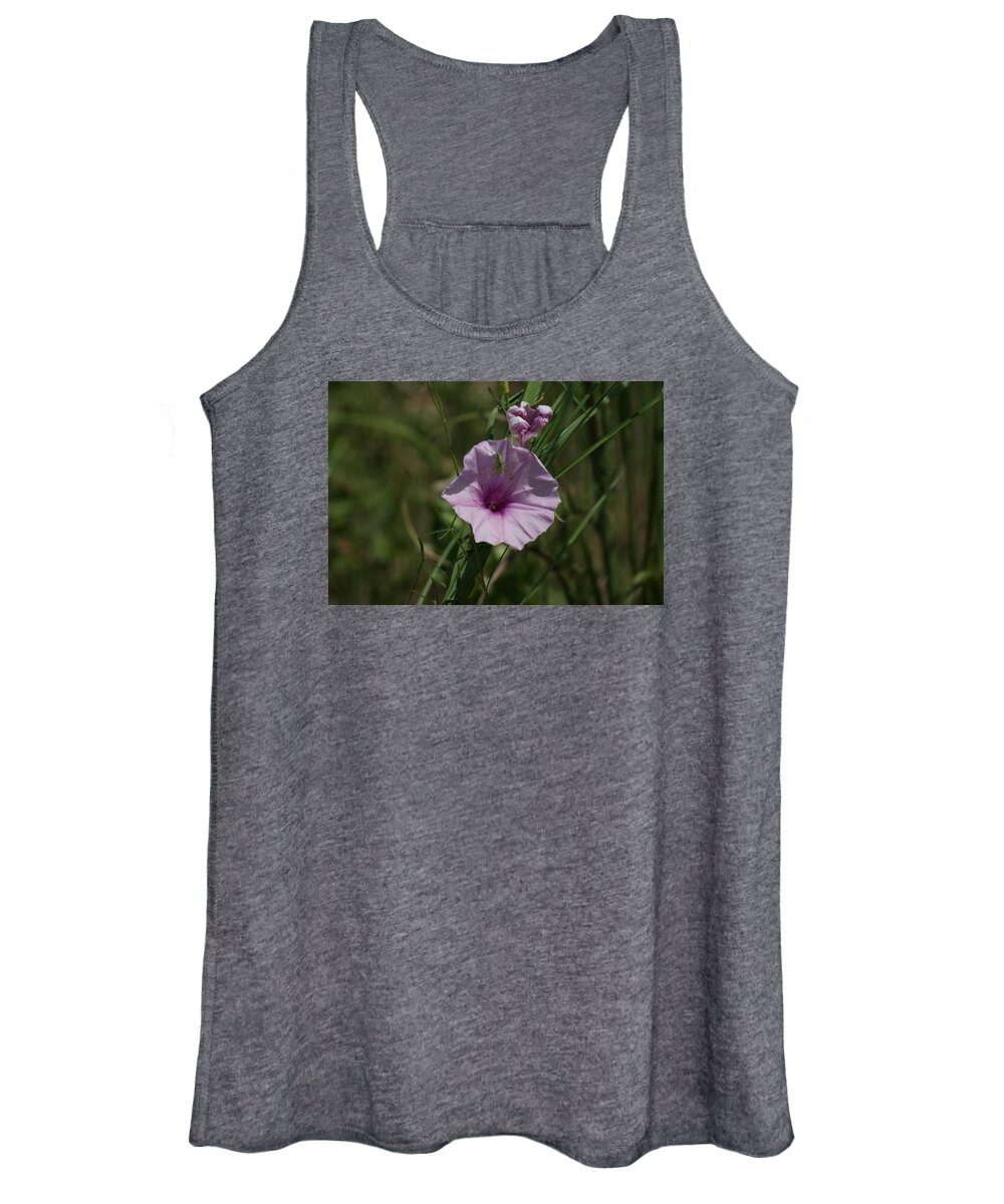 Flowers Women's Tank Top featuring the photograph Green Lynx Spider by Lindsey Floyd