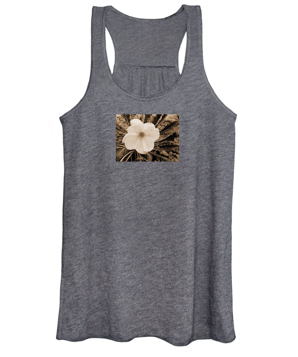 Gumbo Lilies Women's Tank Top featuring the photograph Gumbo Lily Blossom by Cris Fulton