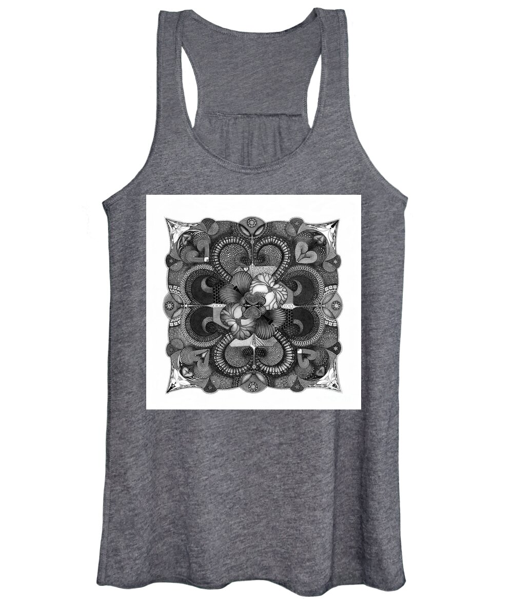  Women's Tank Top featuring the drawing H2H by James Lanigan Thompson MFA